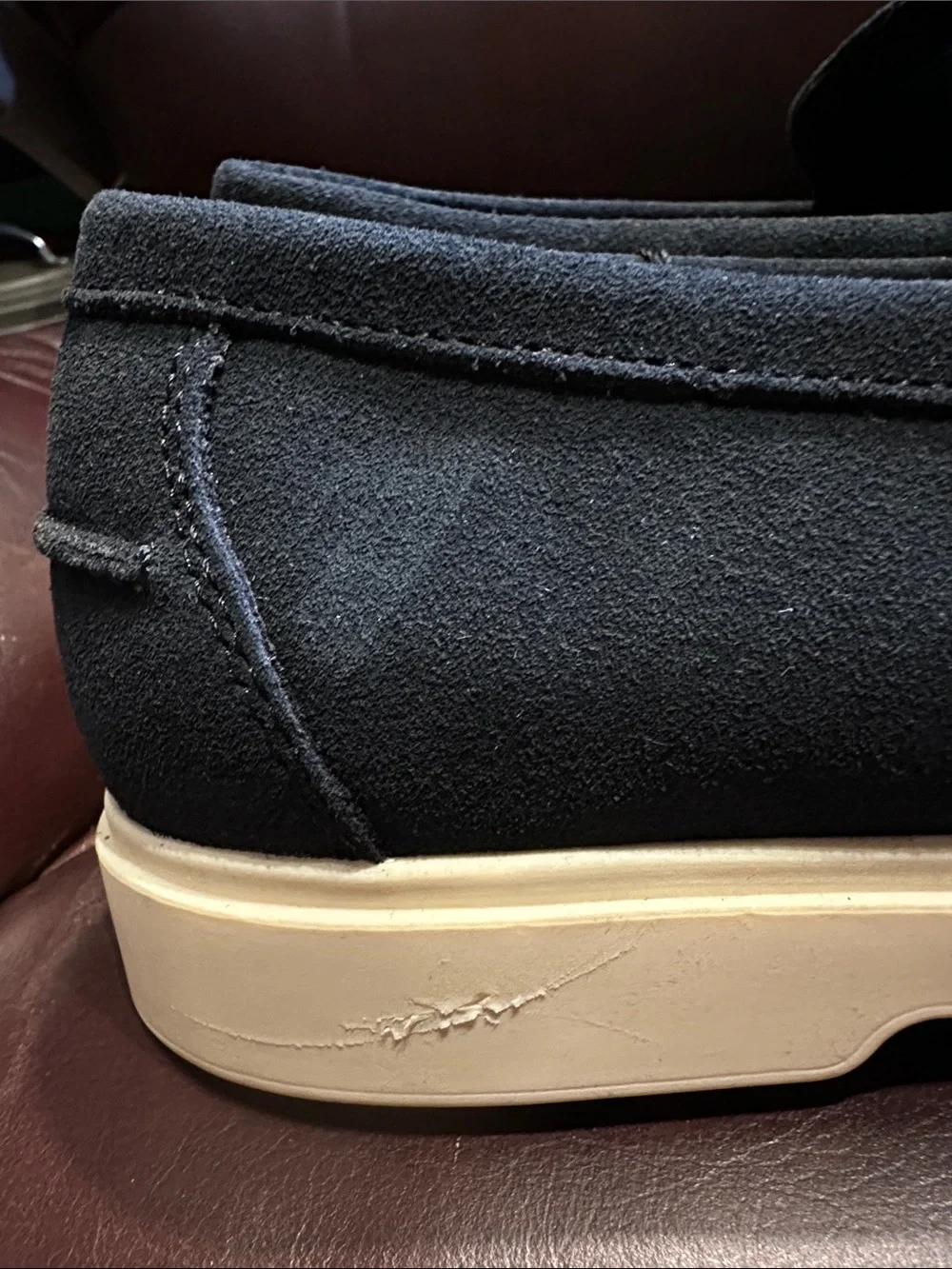 Men’s Zara Casual Leather Loafers - Picture 4 of 16